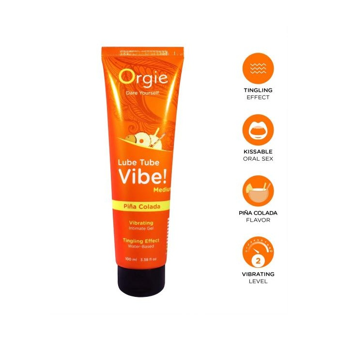 ORGIE Lube Tube Pina Colada (medium) 100ml - Image 2