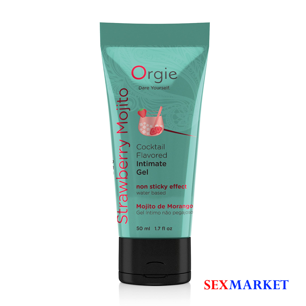 ORGIE Lube Tube Cocktail Strawberry Mojito 50ml