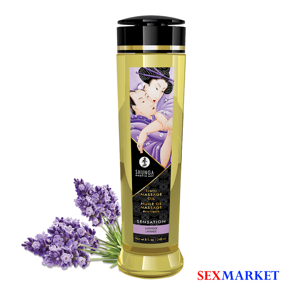 SHUNGA Massage Öl Sensation (Lavender) 240ml