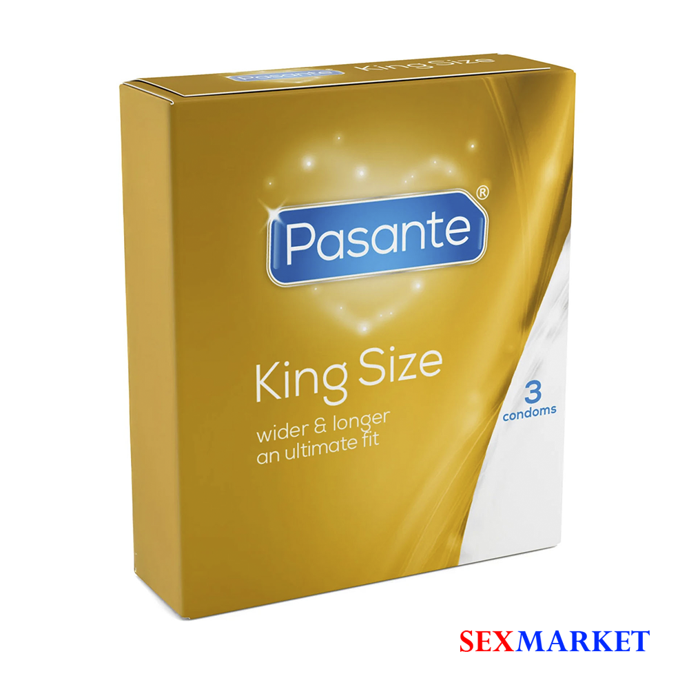 Pasante King Size Condoms 3 pcs
