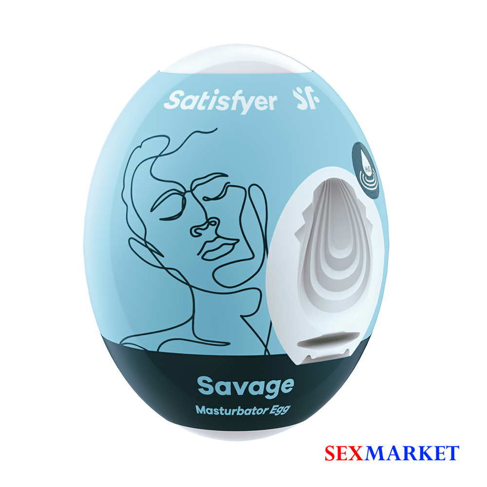 SATISFYER Men Masturbator Egg Savage