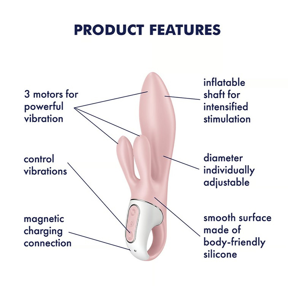 Satisfyer Air Pump Bunny 3 rose - Image 4