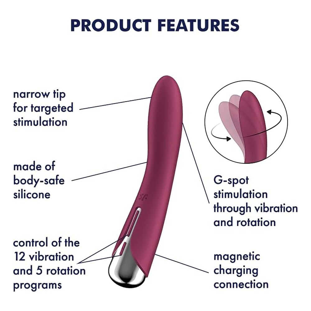 Satisfyer Spinning Vibe 1 Red - Image 2