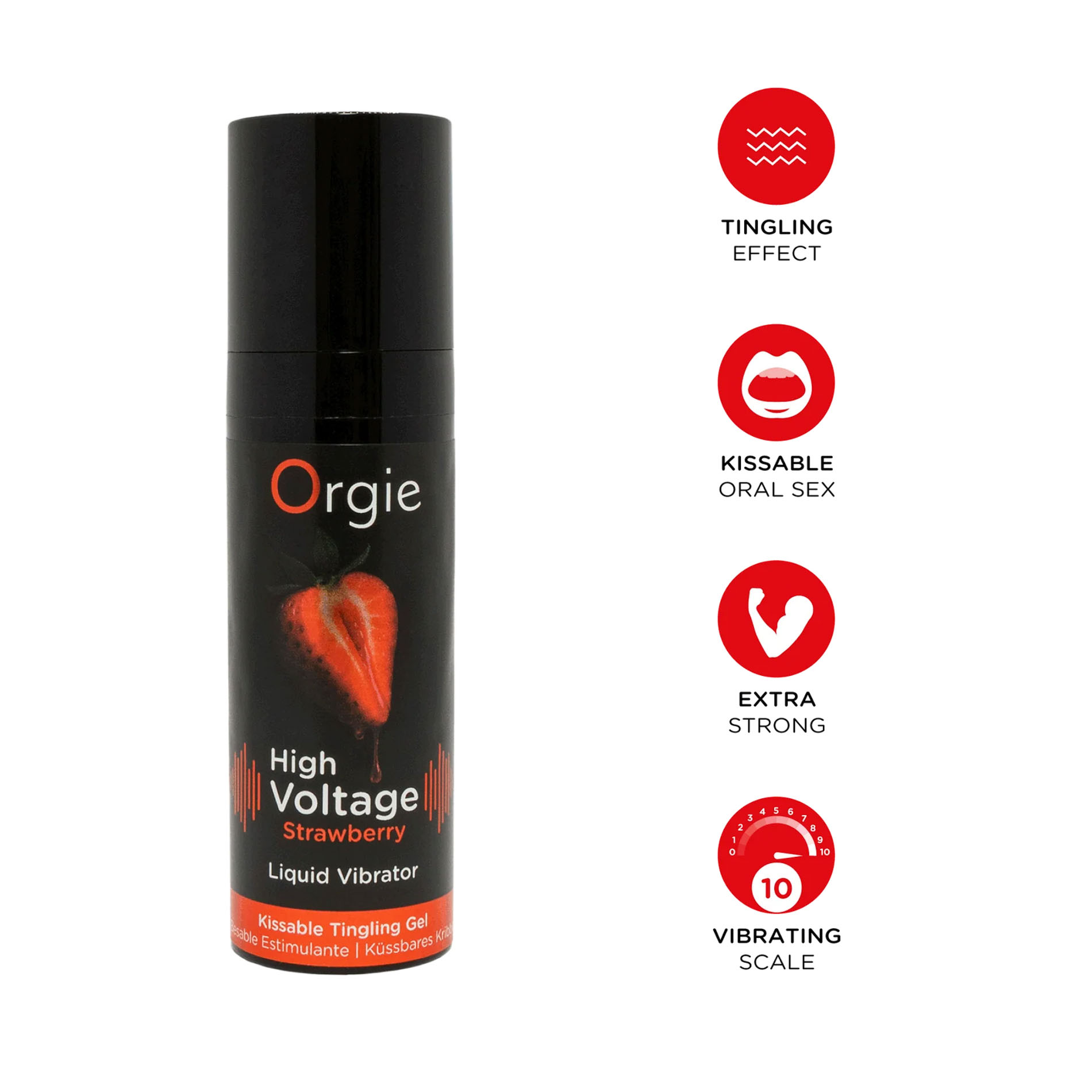 Orgie - High Voltage Strawberry 15ml - Image 3