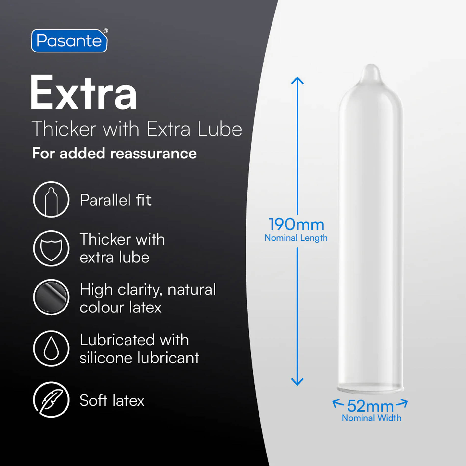 Pasante Extra Condoms 12 psc - Image 2