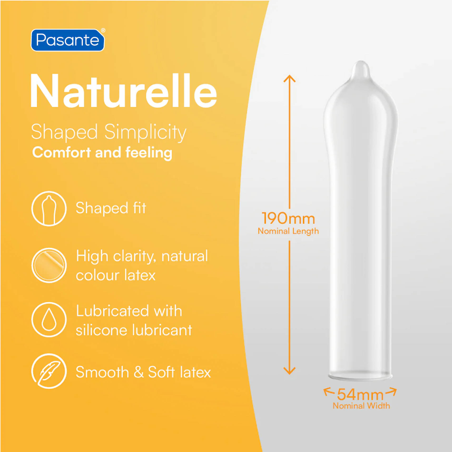 Pasante Naturelle Condoms 3 pcs - Image 2
