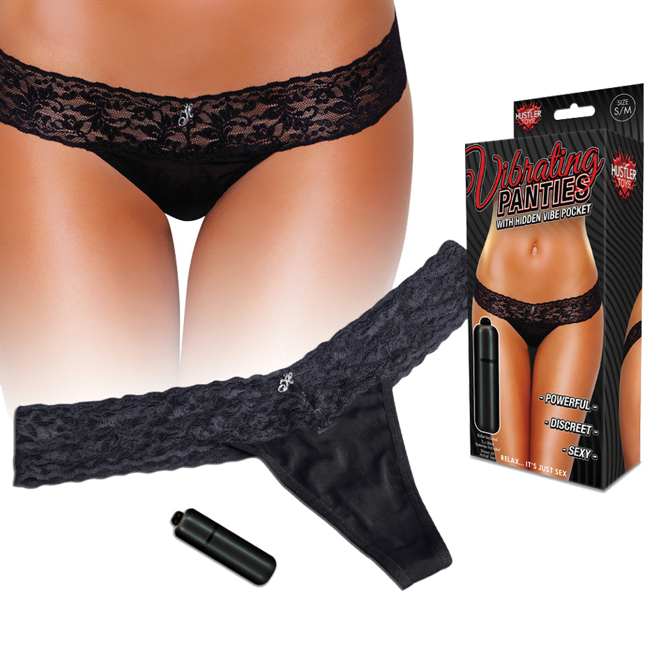 HUSTLER Vibrating Panties black M/L