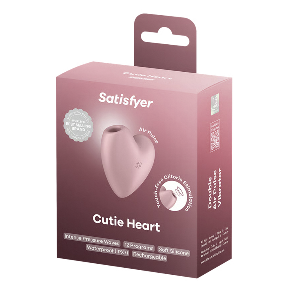 SATISFYER Cutie Heart light red