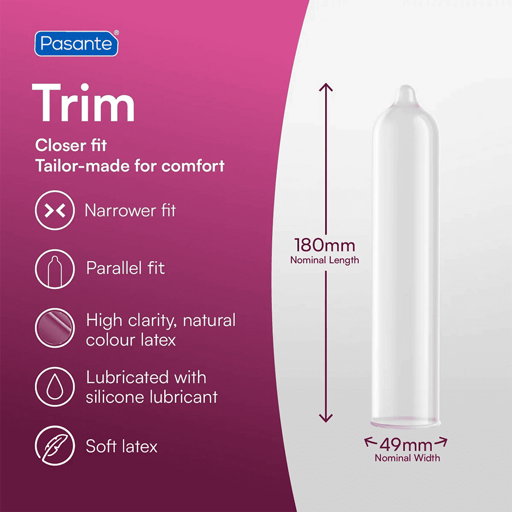 Pasante Trim Condoms 3 pcs - Image 2