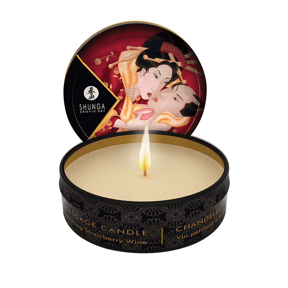 SHUNGA Massage Candle Romance/Sparkl. Strawberry Wine 30ml