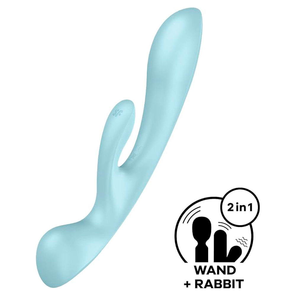 SATISFYER Triple Oh light blue - Image 2